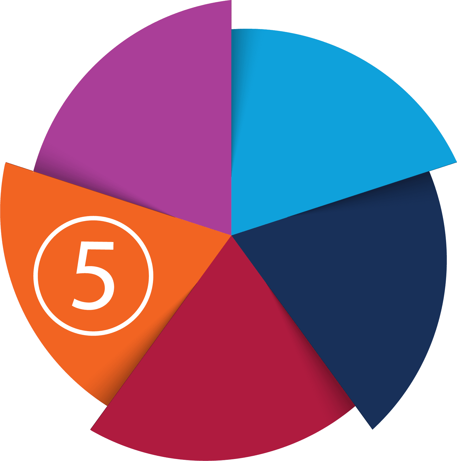 pinwheel graphic highlighting enabling condition number five